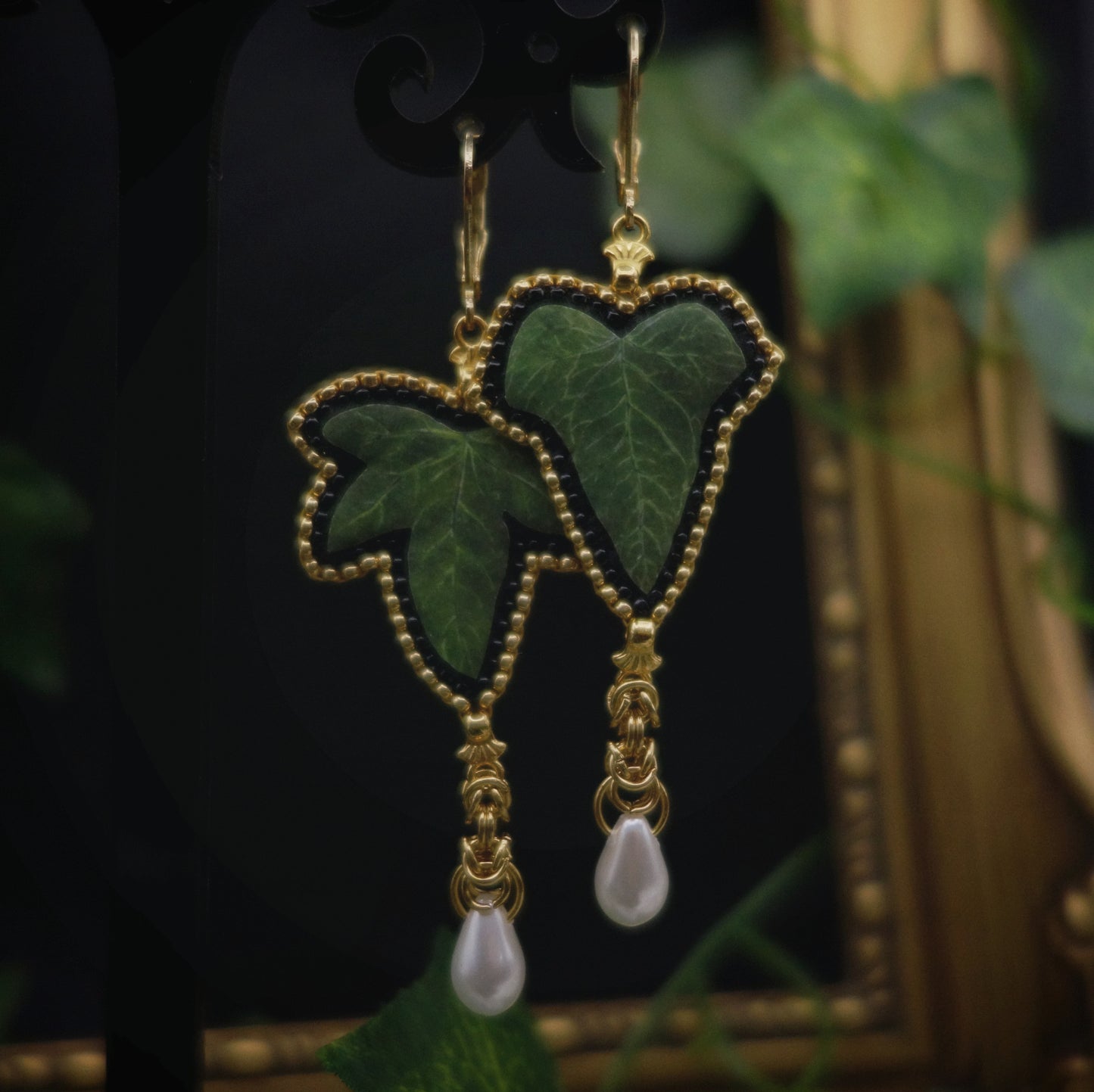 Boucles feuilles de lierre