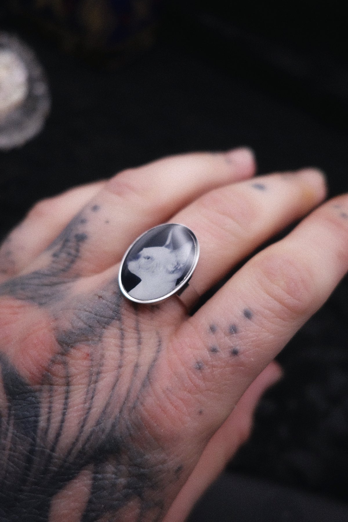 Bague chat