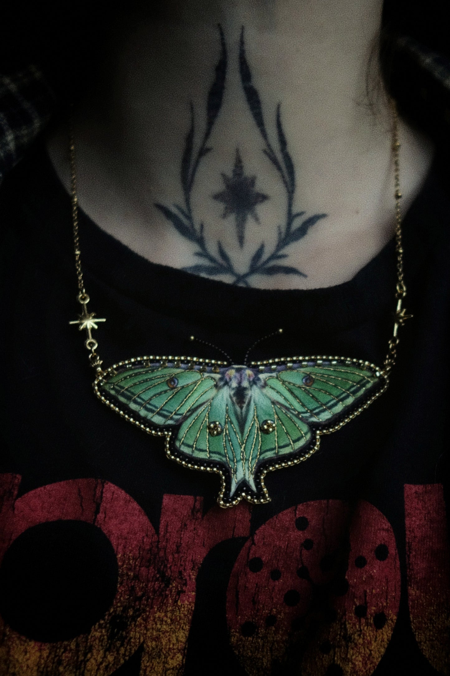Collier papillon