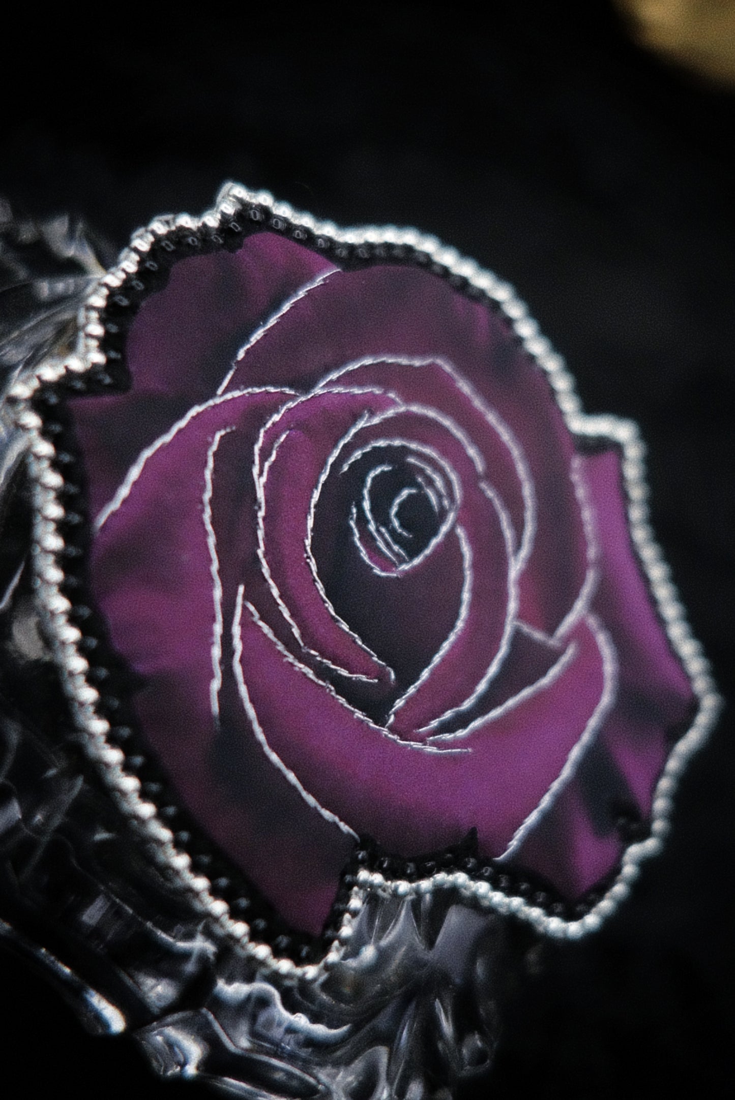 Broche rose