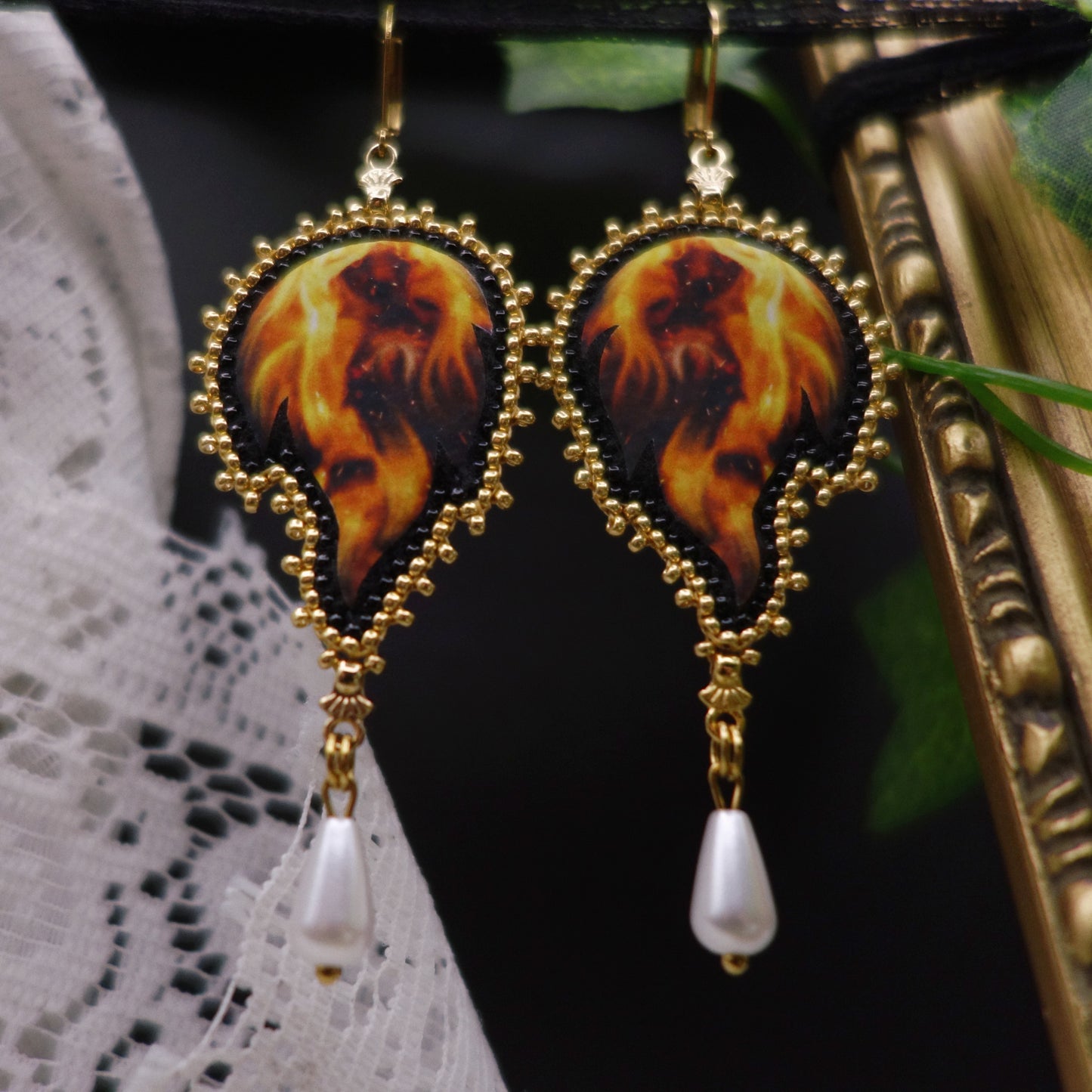 Boucles flammes