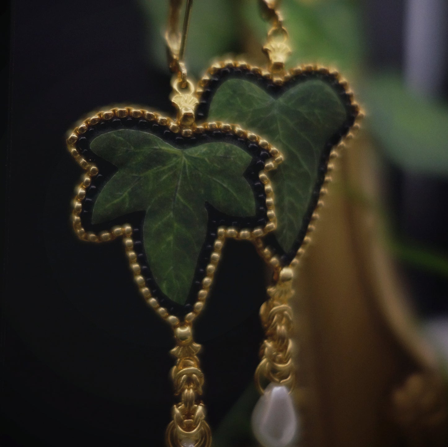 Boucles feuilles de lierre