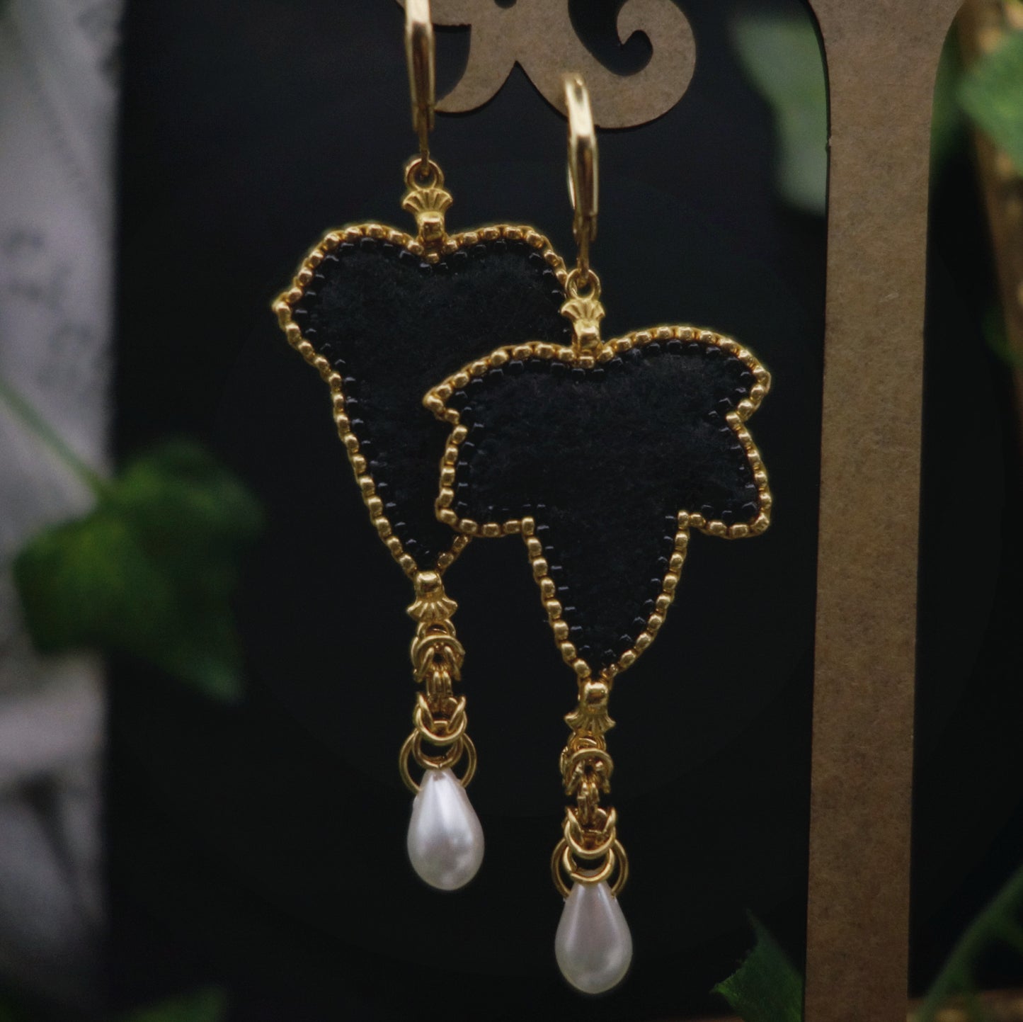 Boucles feuilles de lierre