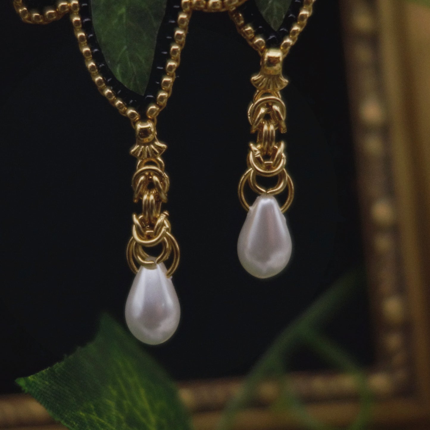 Boucles feuilles de lierre