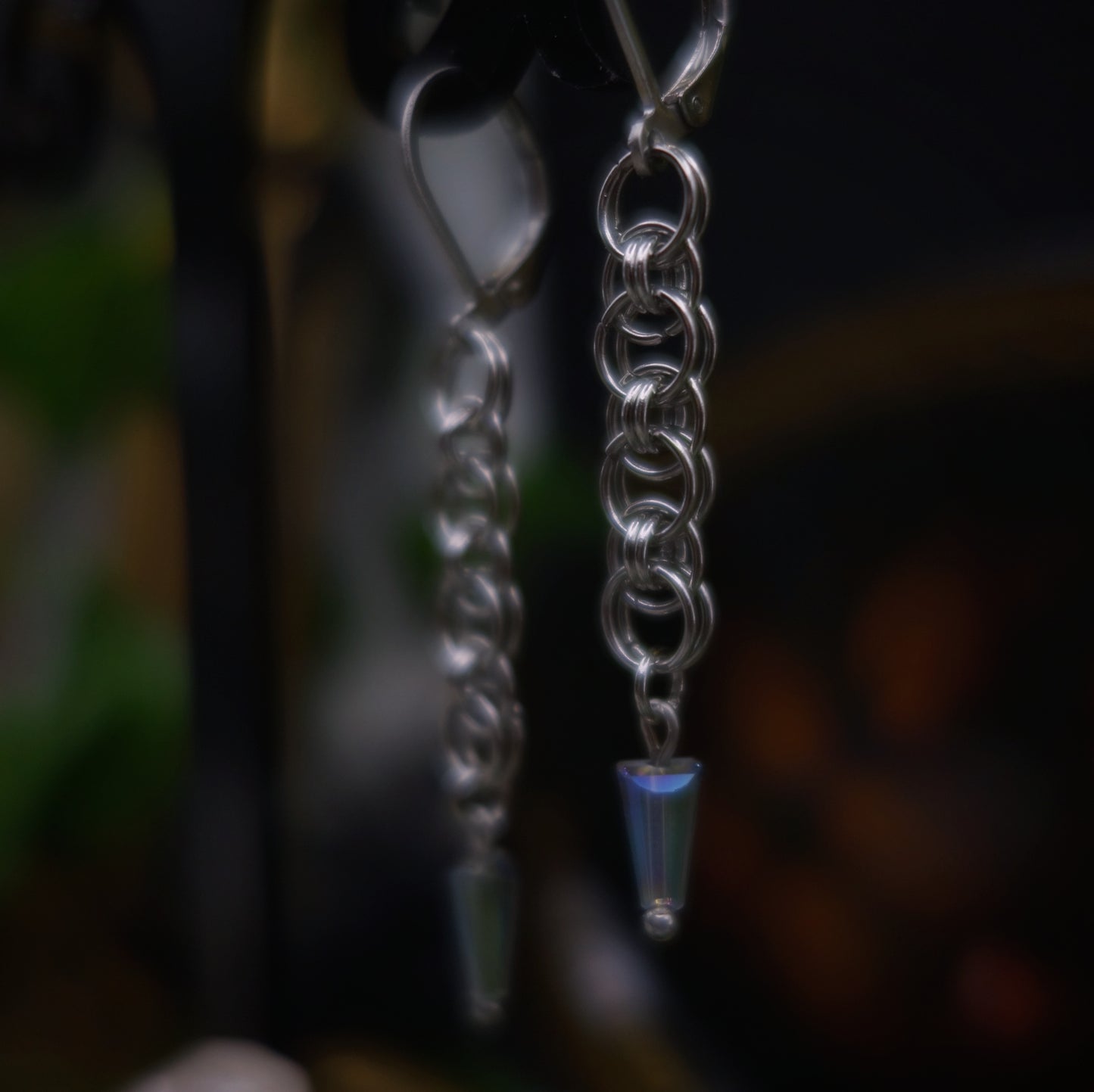 Boucles pointes bleues