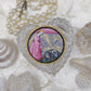 Broche illustration médiévale -- vide atelier