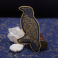 Broche corbeau