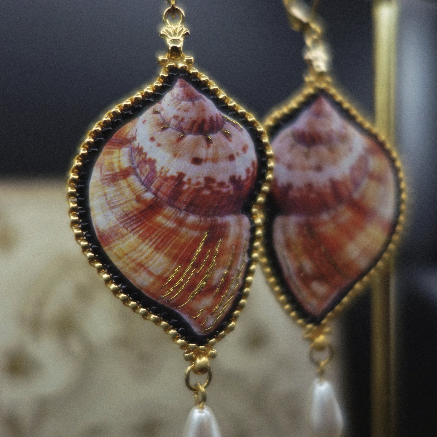 Boucles coquillage