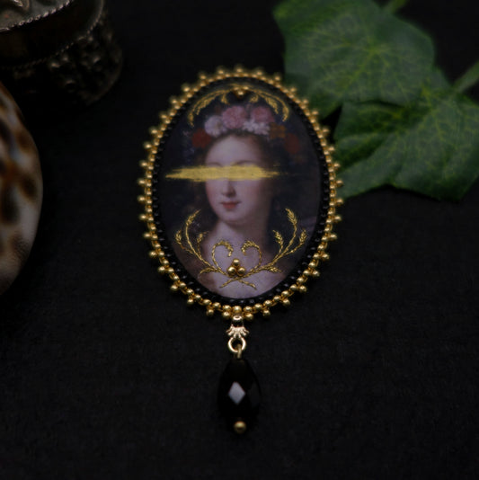Broche portrait