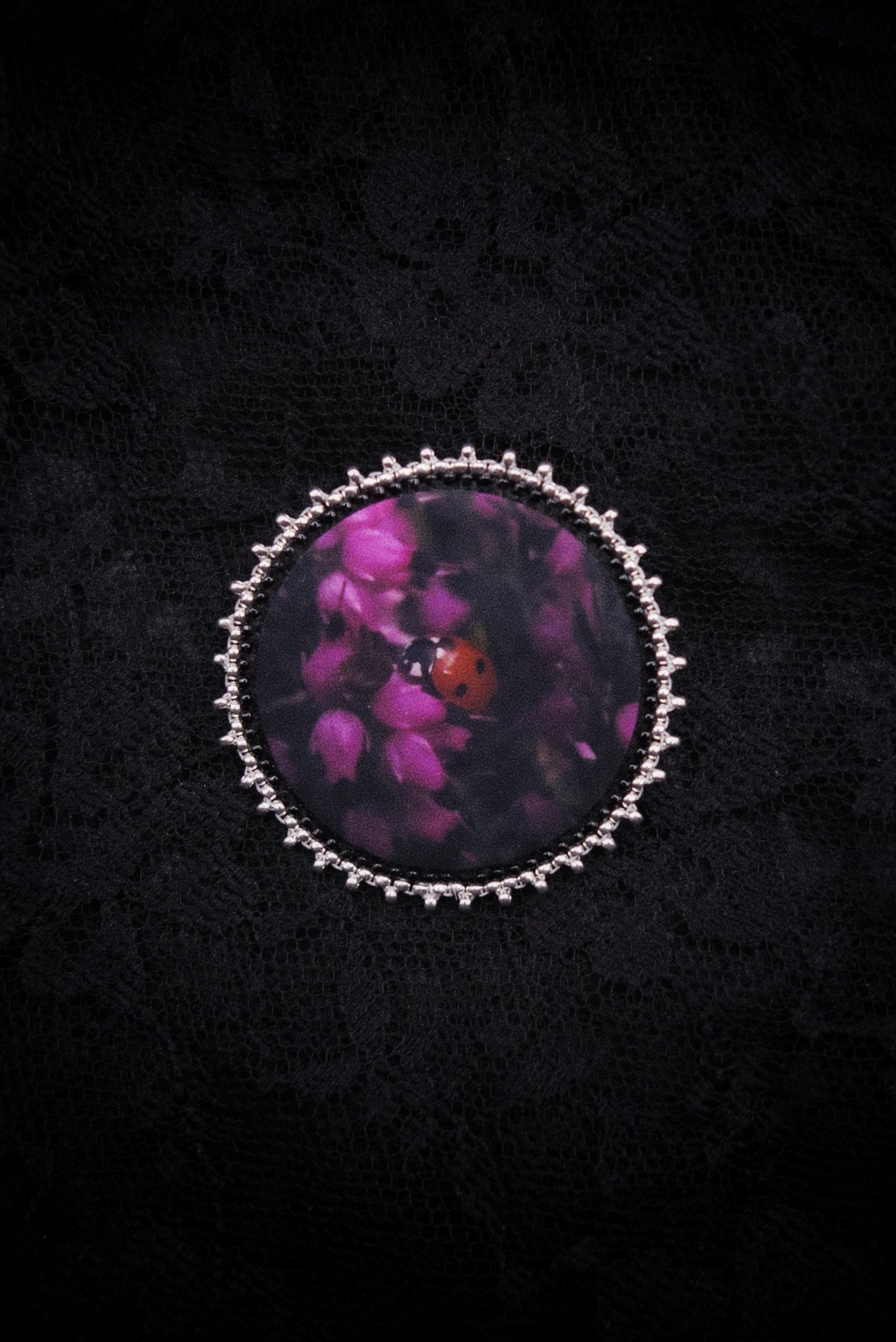 Broche coccinelle