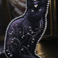 Broche chat noir