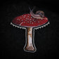 Broche champignon et escargot