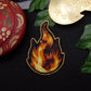 Broche flamme -- vide atelier