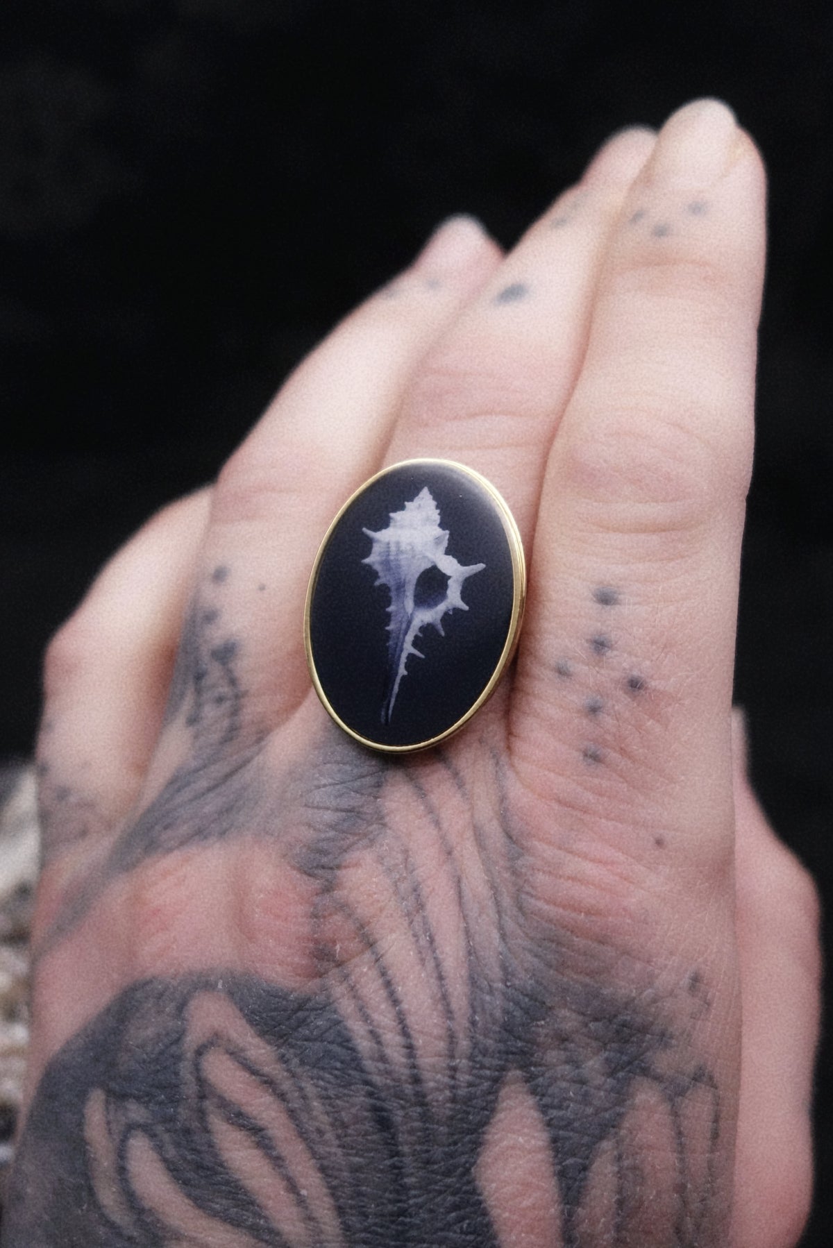 Bague coquillage