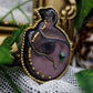 Broche fiole œil et serpent -- vide atelier