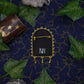 Broche cœur enflammé