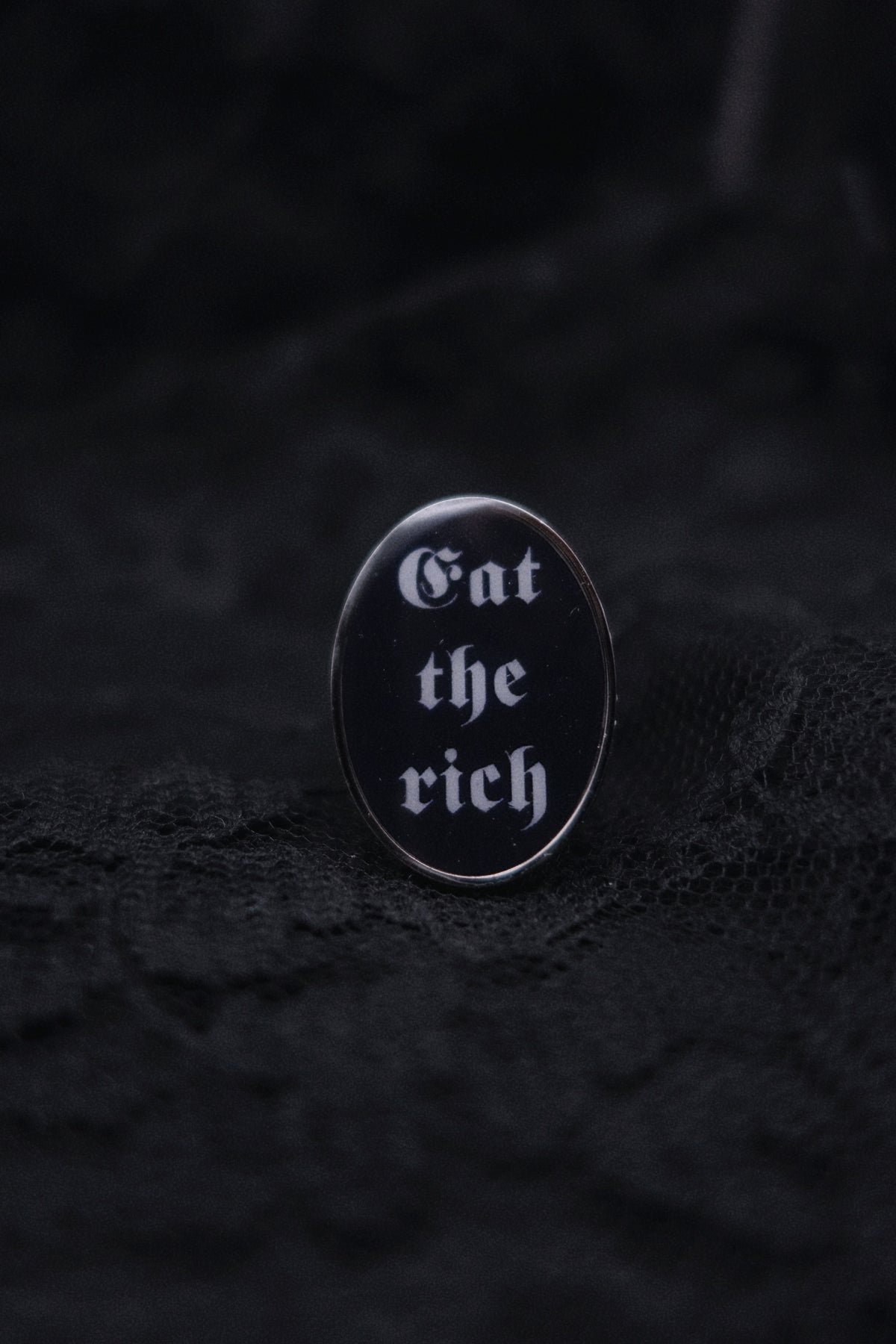 Bague "eat the rich"