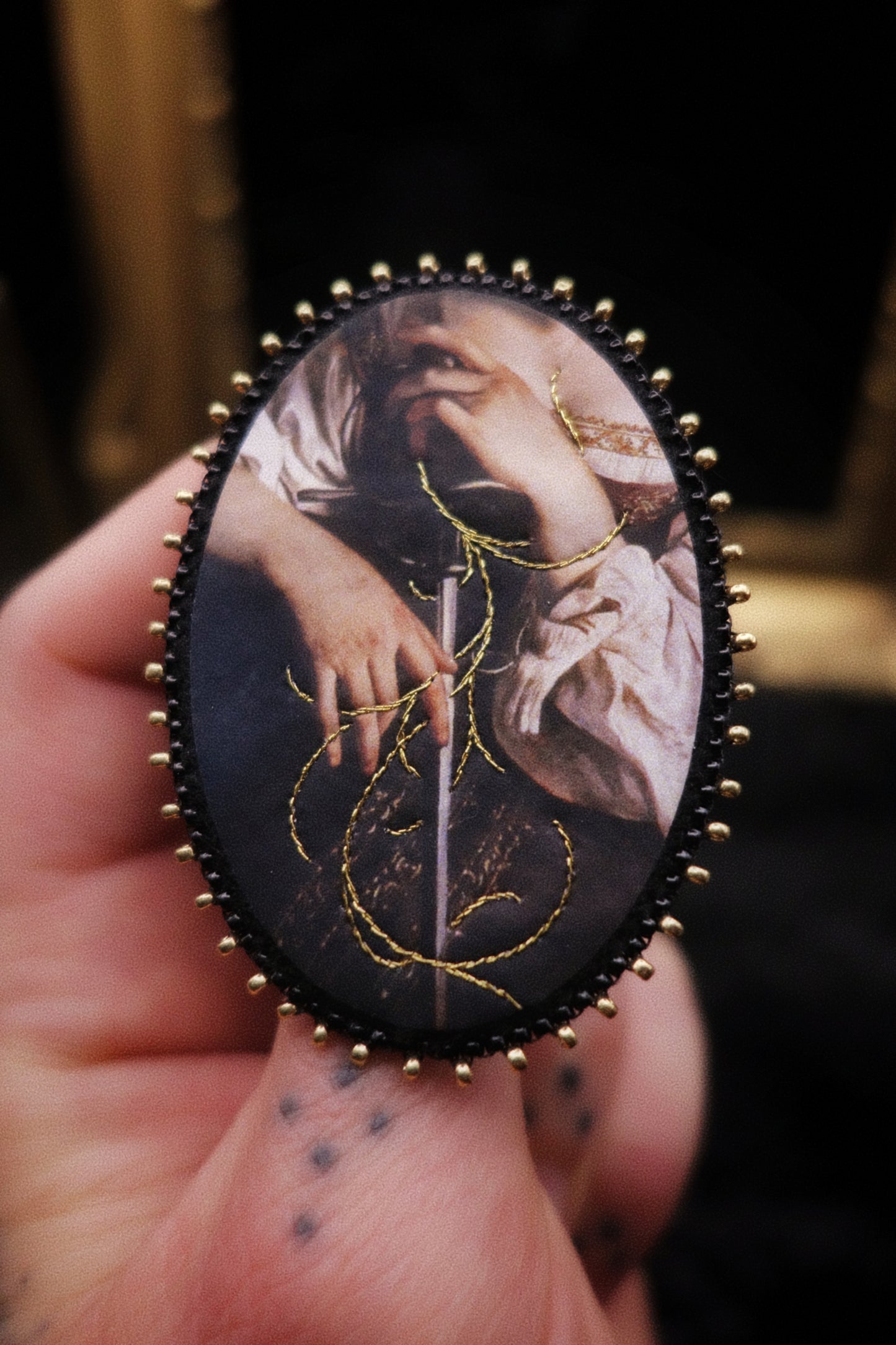 Broche tableau