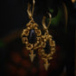Boucles perles noires