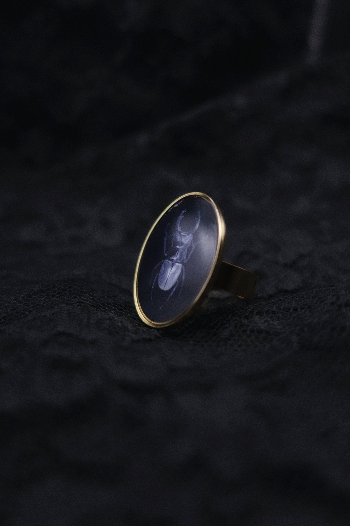 Bague scarabée (défaut)