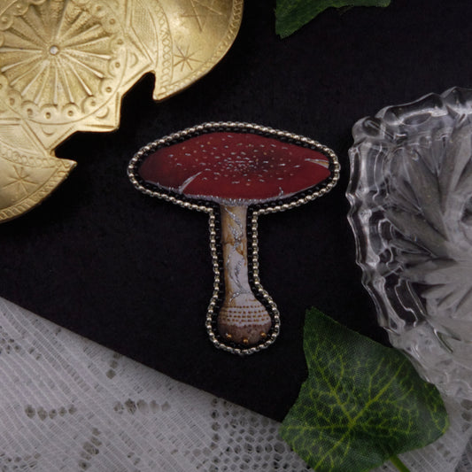 Broche champignon