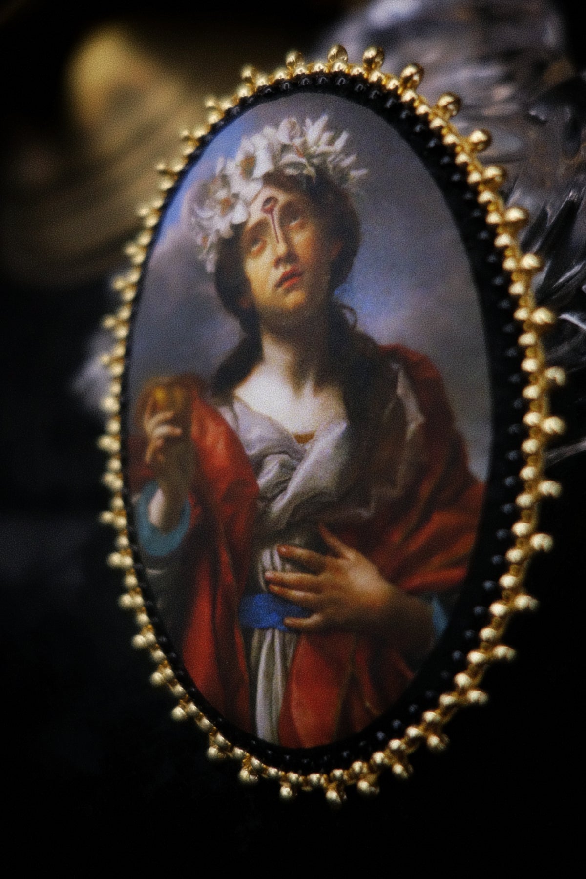 Broche tableau