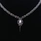 Collier chaîne et pendentif perle nacrée