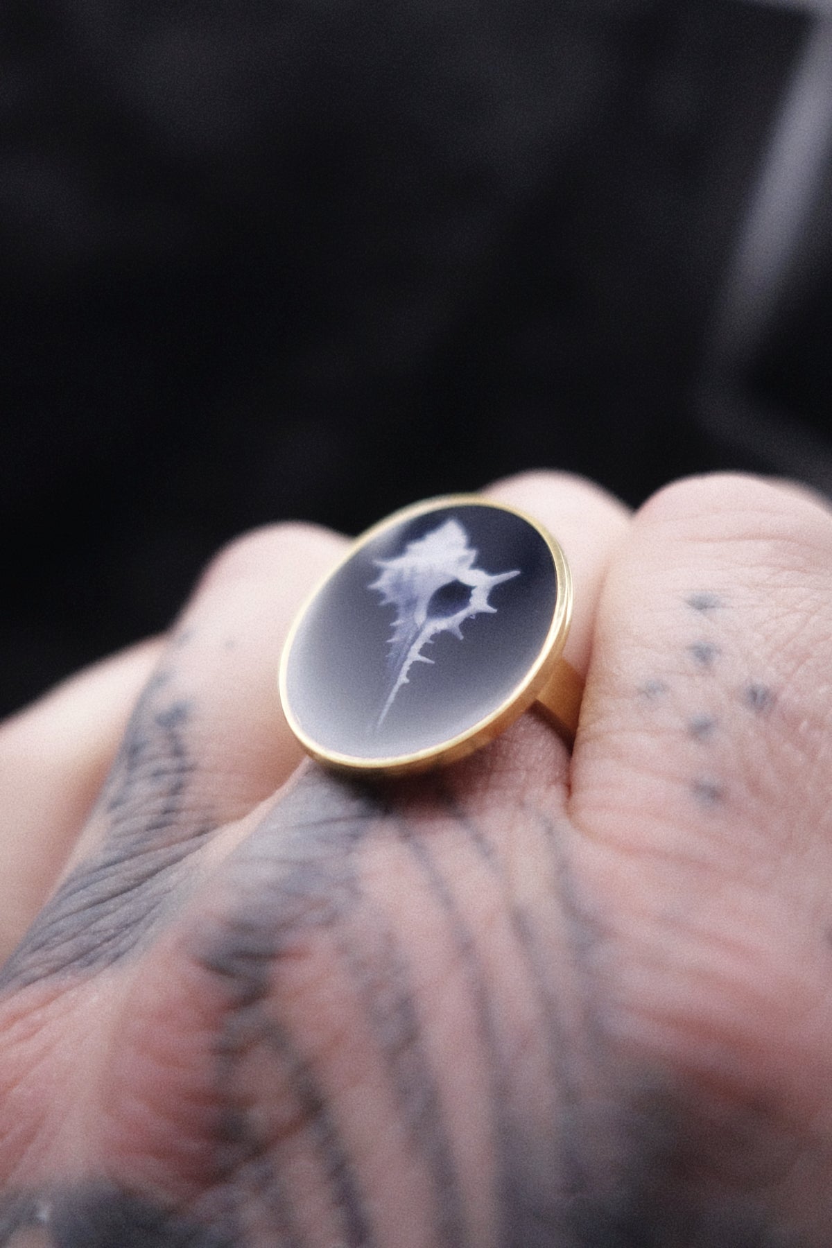 Bague coquillage