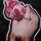 Broche main et cœur barbelé