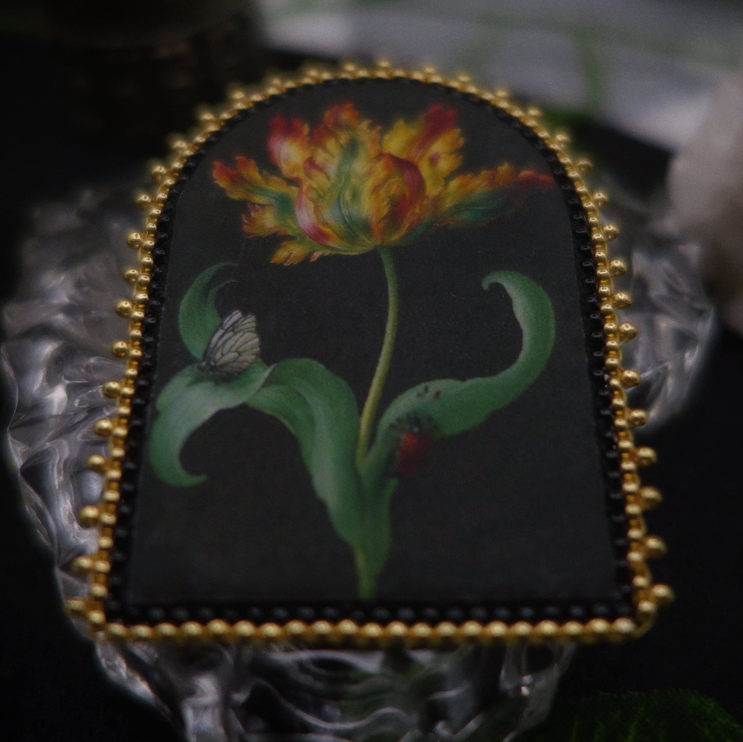 Broche fleur -- vide atelier