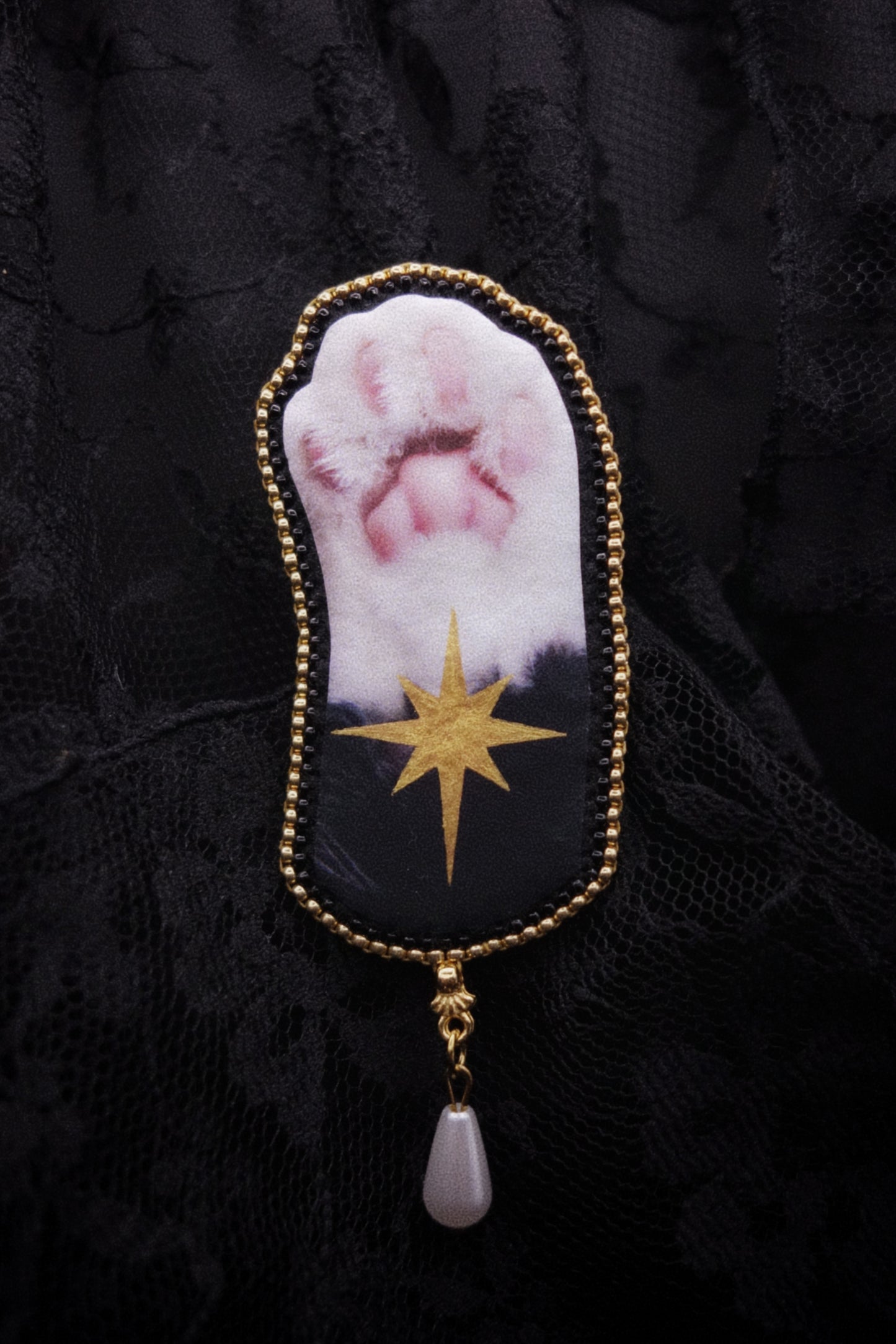 Broche patte de chat