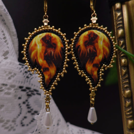 Boucles flammes