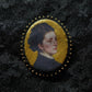 Broche portrait