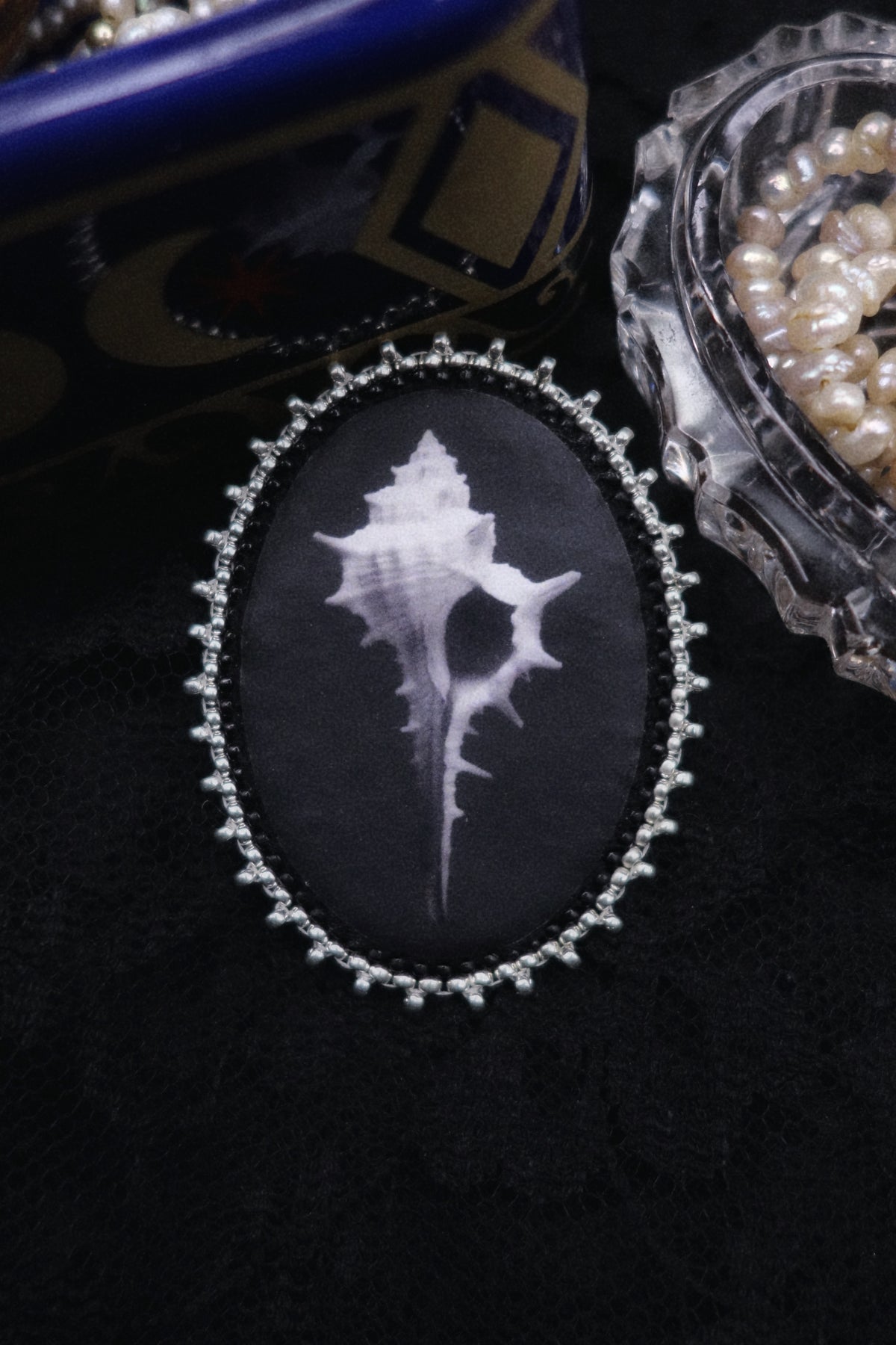 Broche coquillage