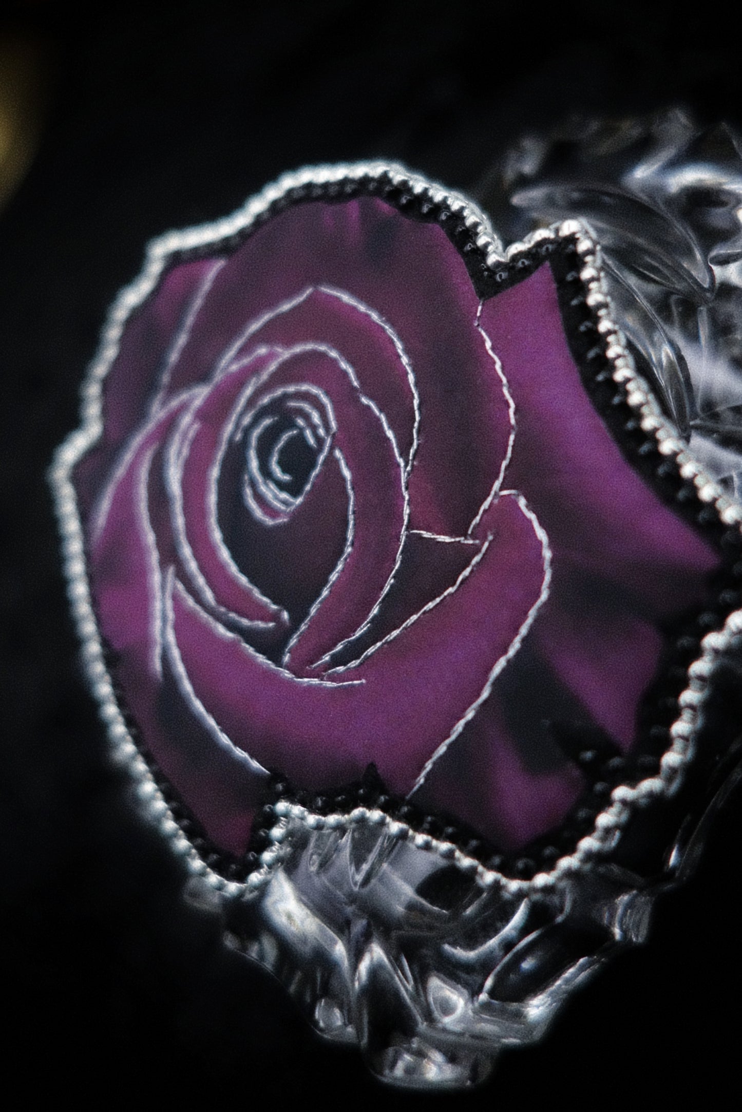 Broche rose