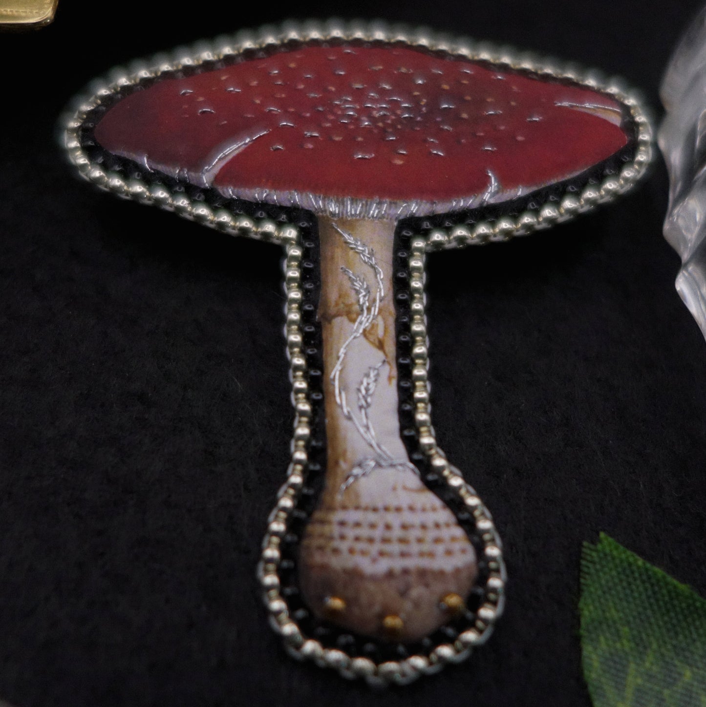 Broche champignon
