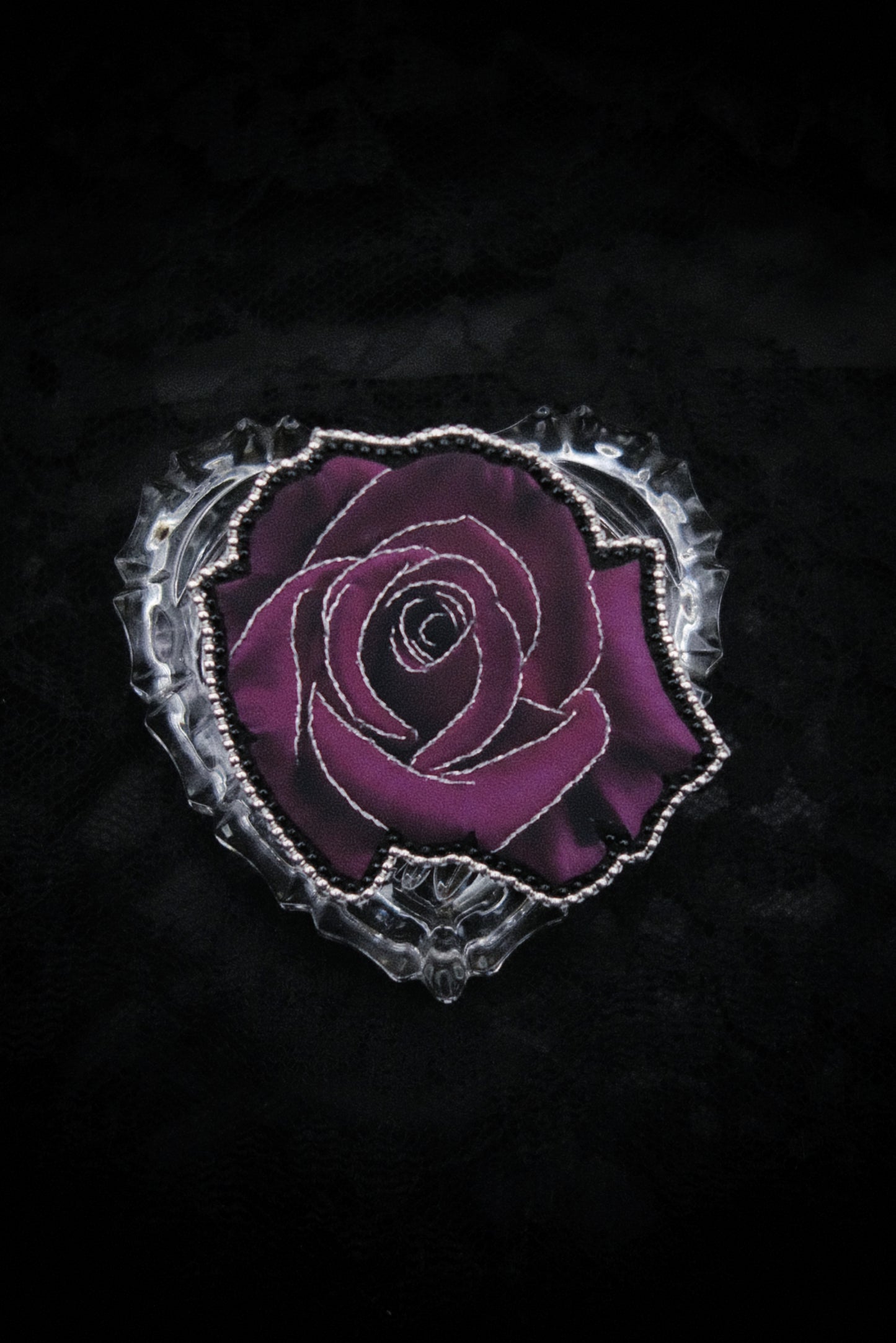 Broche rose