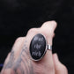 Bague "eat the rich"