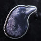 Broche tête de corbeau