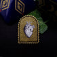 Broche cœur anatomique