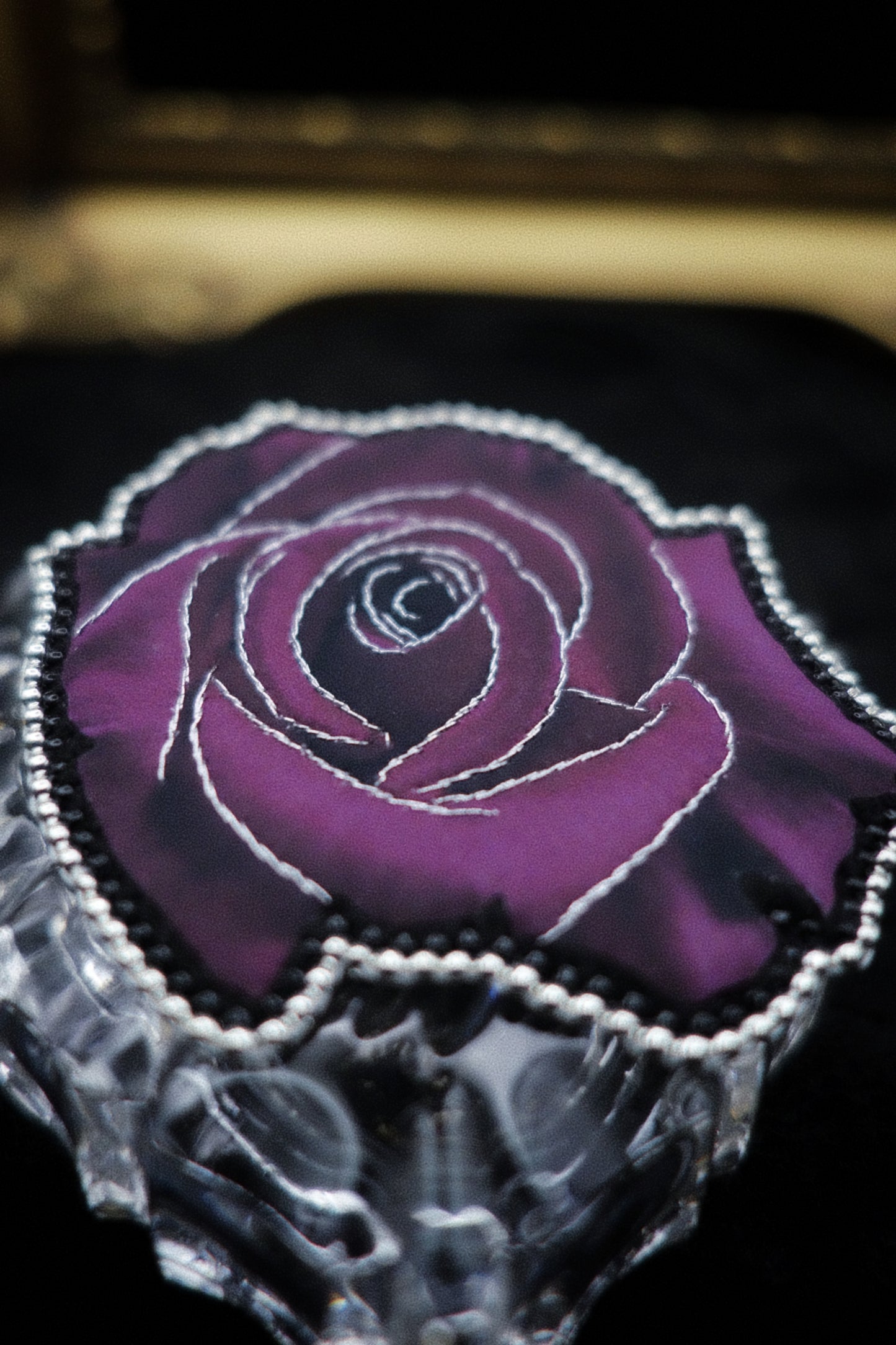 Broche rose