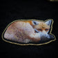 Broche renard "eat the rich"