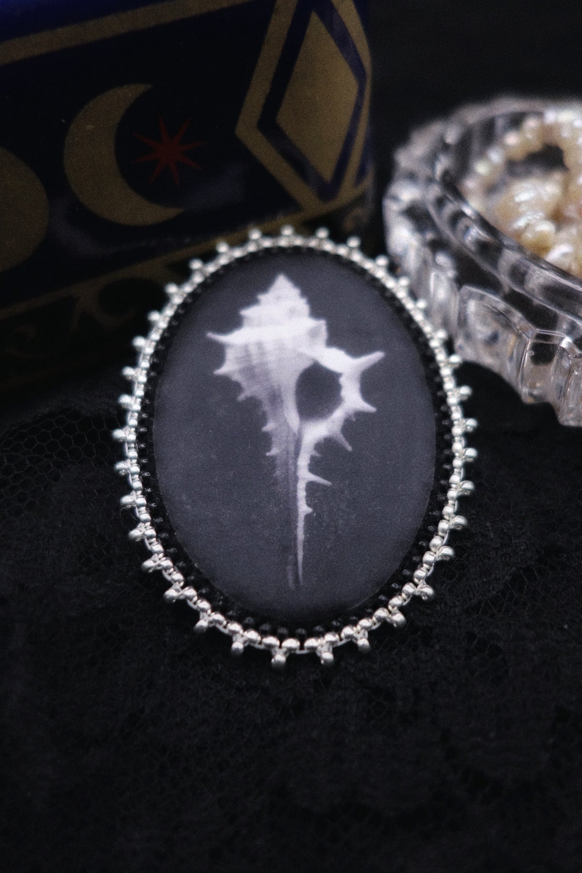 Broche coquillage