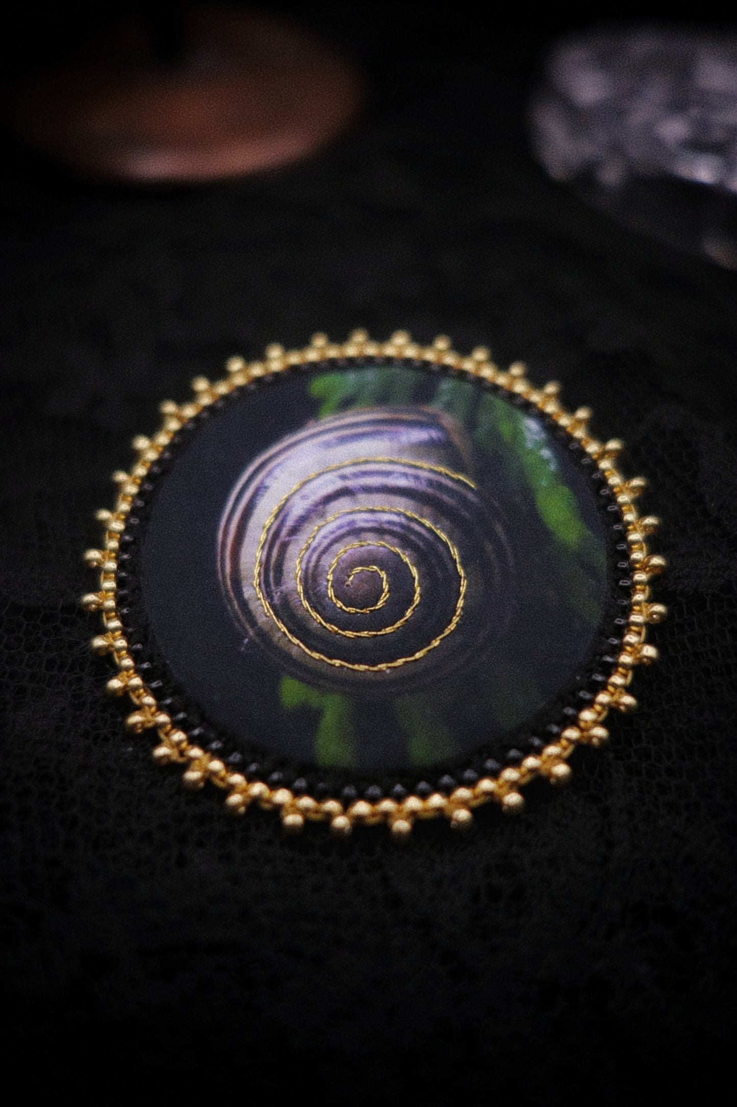 Broche escargot