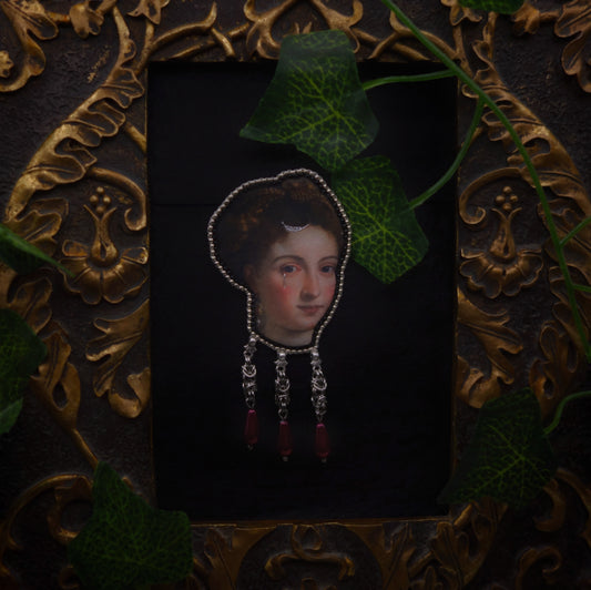 Broche portrait -- vide atelier