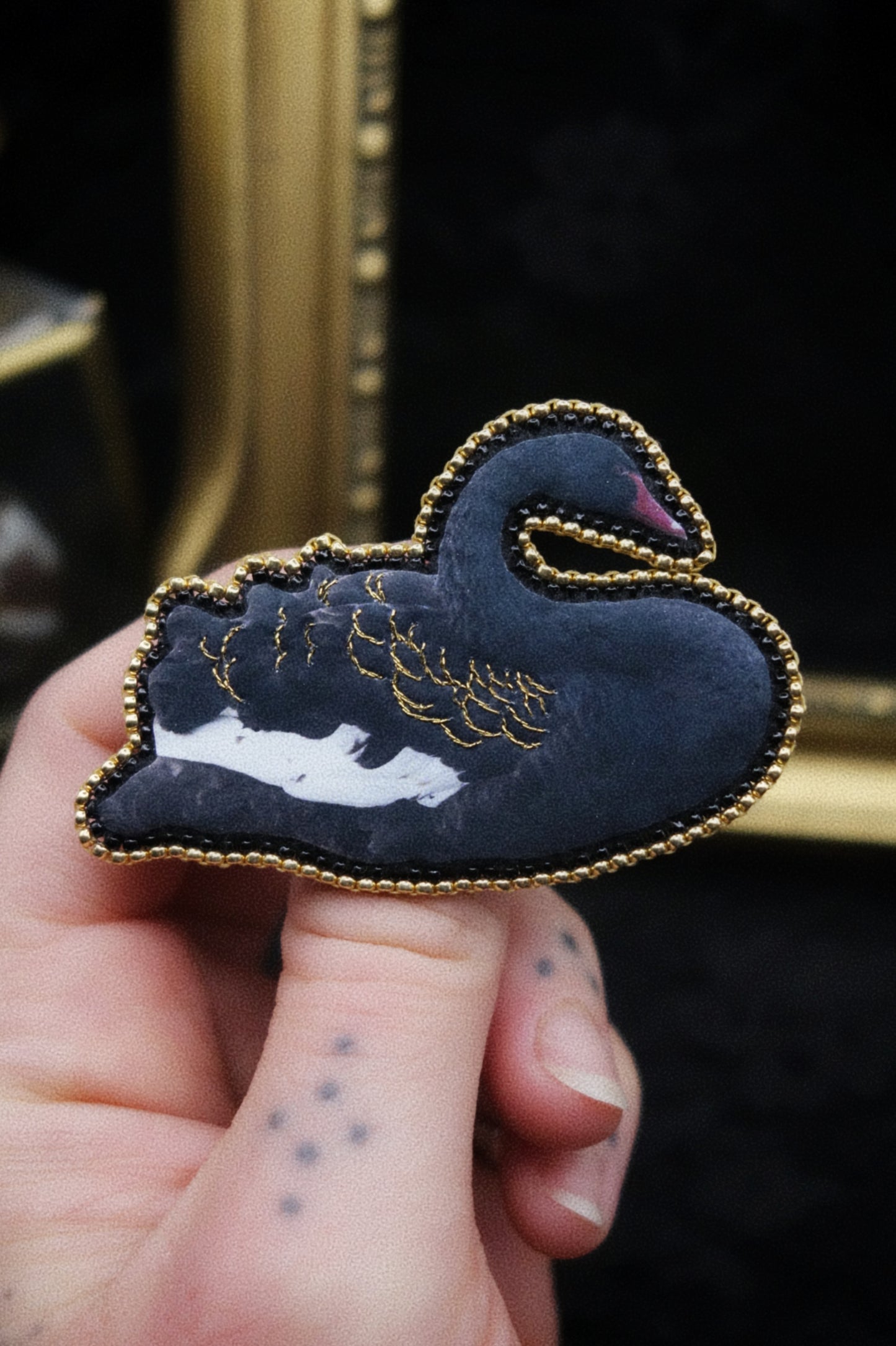 Broche cygne