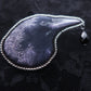 Broche tête de corbeau