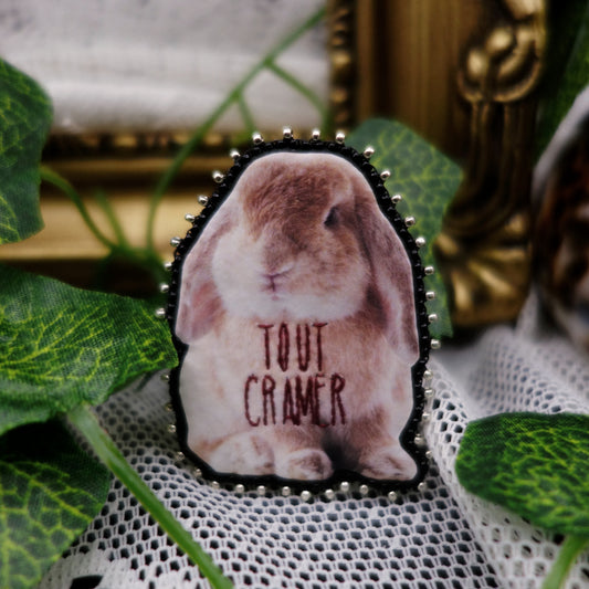 Broche "tout cramer"