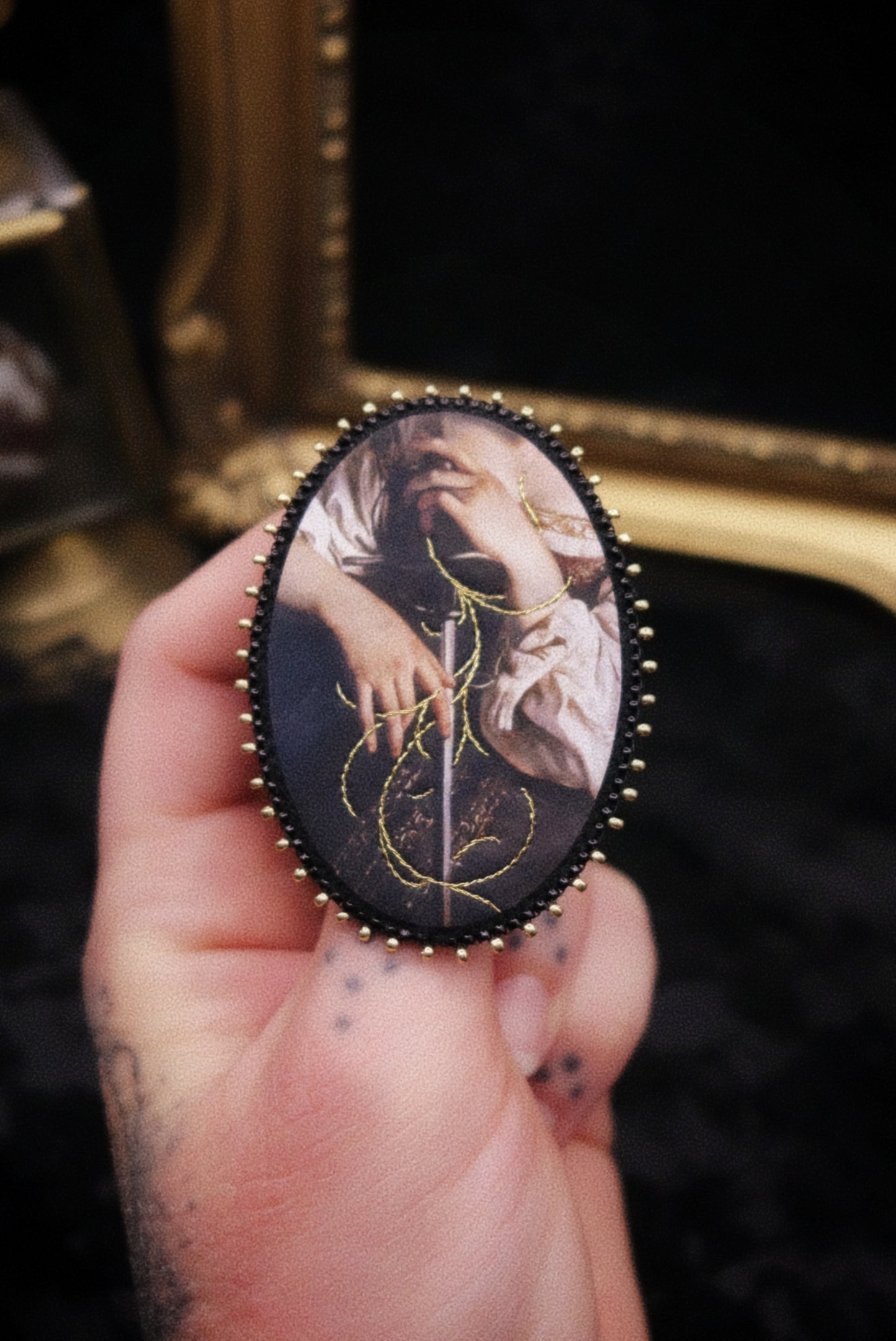 Broche tableau
