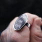 Bague "eat the rich"